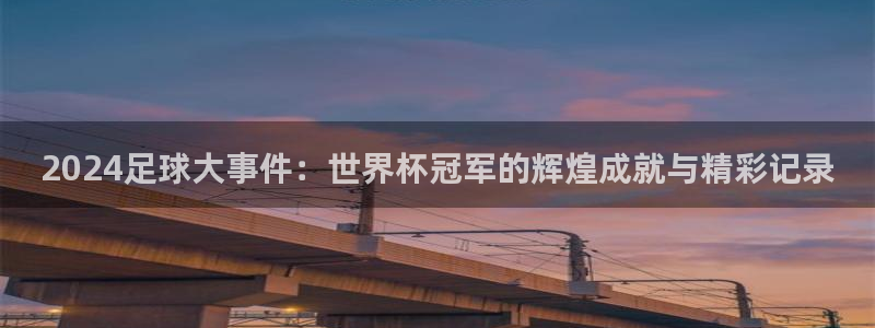 足球世界杯：2024足球大事件：世界杯冠军的辉煌成就与精彩记录